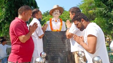 कांग्रेसजनों ने किया शहीद भगत सिंह को याद